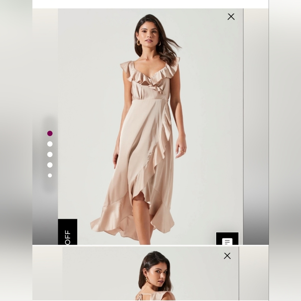 Show me your Mumu Samantha Wrap Ruffle Dress